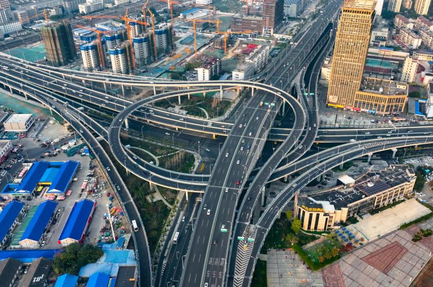 安徽建工承建的合肥市铜陵路高架。安徽建工集团供图